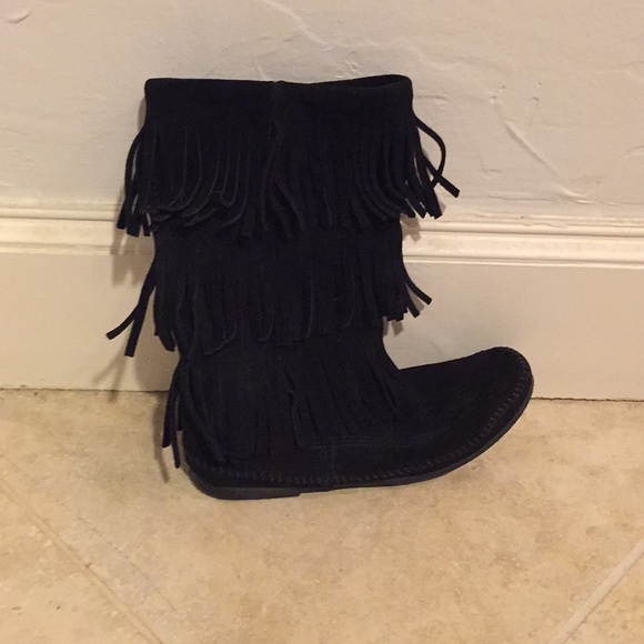 Leather suede boots - Picture 1 of 6